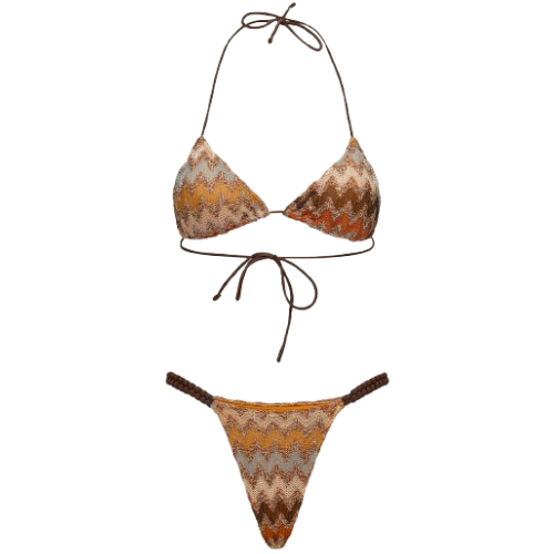 Me Fui Bikini Donna Triangolo con Slip fisso MF26-SW0400MC